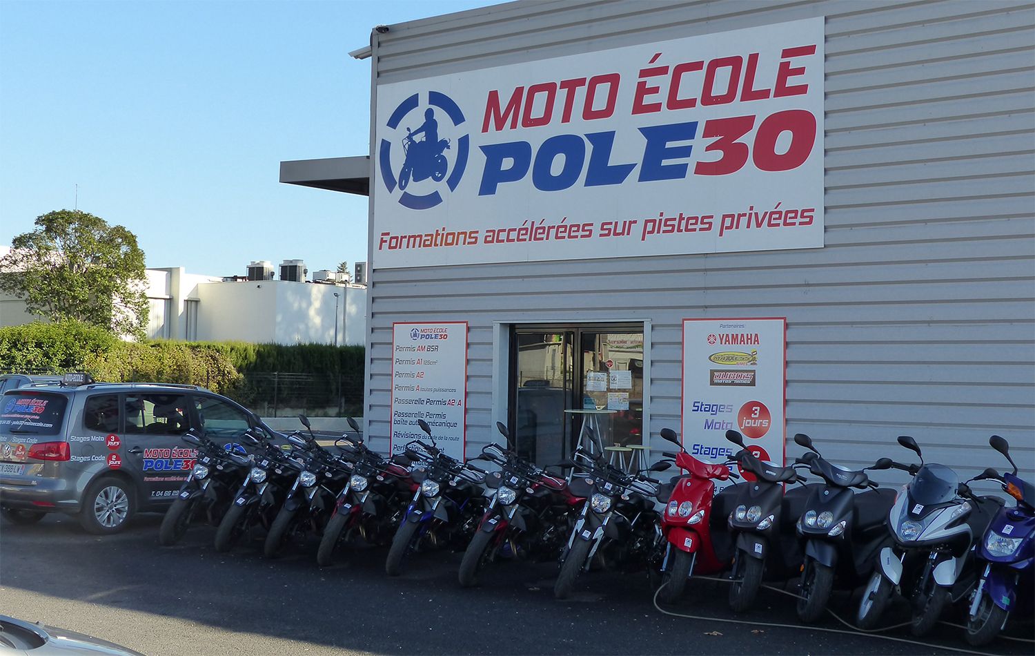 Moto école pole 30 à Nîmes